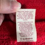 Faded Glory  Womens Plush Fleece Sweatshirt Pullover Long Sleeve Red Medium 8 10 Photo 6