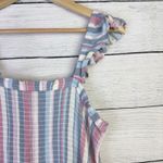 Gibsonlook Women's XXL Midi Summer‎ Breeze Smocked Dress Ruffle Shoulder Straps Photo 4