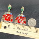 Serra  Ugly Sweater Rhinestone Dangle Earrings Holiday Christmas Photo 7