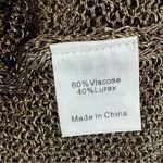 Tuckernuck NEW Bronze Metallic Knit Indie Dress Large Brown Photo 11