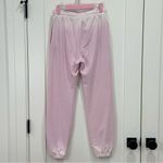 Monrow Watercolor Ombré Sweatpants Potassium Spray Back Yoke Bubblegum Pink XS Photo 4