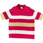 Vibrant Striped Polo Shirt for Women Photo 0