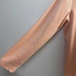 Isabella Bird Velour Top Womens Large Coral Long Sleeve V Neck Lounge Comfort PJ Pink Photo 4