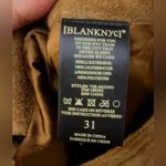 BLANKNYC Denim Alder Zip Suede Skirt size 31 Tan Photo 8