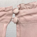 Parker π Hannah Silk Blouse S Blush Pink Lace Ruffle Victorian Romantic Keyhole Photo 8