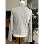 Bordeaux  Gray Open Drape Front Cardigan Jacket Size M Photo 5