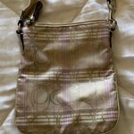 Coach Lavender White Crossbody Photo 1