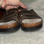 White Mountain Brown Leather Mules for Women Photo 5
