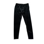 Eileen Fisher  Stretch Velvet Knit Ankle Pull On Legging‎ Pants Black Small Photo 2