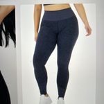 Alo Yoga Alo High Waist Alosoft Lounge Legging in Heathered Navy Photo 3