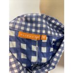 Tuckernuck New Oliphant Navy Gingham 3/4 Shirt Midi Dress Medium M Photo 9