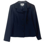 Donna Ricco Vintage 80s 90s Black Suit Blazer Jacket Photo 37