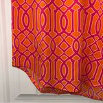 Mud Pie Vibrant Orange and Pink Geometric Women's Top Small Photo 3