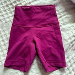 Lululemon  Biker Shorts 6" Magenta Wunder Train High-Rise Purple Pink Size 0 Photo 0