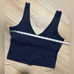 Gap NWT GapFit Navy Longline V Neck Tank Photo 5