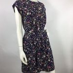 Rebecca Taylor Floral Tapestry Print Silk Dress Photo 3