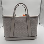 Michael Michael Kors Luisa Leather Chic Satchel Designer Bag MRSP 258.00 NWT White Photo 6