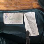 VTG Expressions Deep Forest Green Faux Satin Nightgown: Size LARGE Photo 4