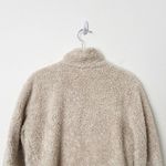 Pendleton [] Cream Full Zip Flannel Flap Pocket Fleece Sherpa Jacket Size Small S Photo 3