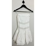 Free People  Bliss Beauty Mini Dress in Ivory Size Medium Photo 2