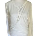 ALC Frank A.L.C. - Jordan Long Sleeve Surplice Tee Shirt Sz L Photo 4