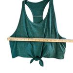 GapFit Breathe Tank Top Tie Front Racerback Athletic Activewear‎ Green XL Photo 4