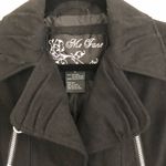 Me Jane  Black Wool blend zip Crop Jacket S Photo 2