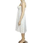 House Of CB Christabel Floral Shirred Midi Dress, Ivory, L+ Photo 8