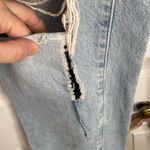 PacSun ‎ Women's Dad Jeans Size 27 Light Wash Distressed Button Fly Photo 3