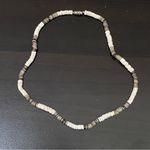 2 Natural Sea Shell Beads Boho Puka Shell Necklace Photo 5