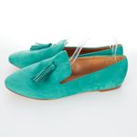 J.Crew  Tassel Smoking Loafer in Green Women's Size 10 Photo 2