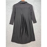 Saturday Sunday by Anthropologie Dress XS Charcoal Gray Cowl Neck Tunic Swing Photo 4