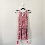 Poupette St. Barth NWT Bety Tiered Mini Dress In Pink Bell Photo 66