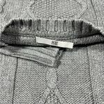 Akac Ecou BCBG Cableknit Sweater Women’s M Gray Cozycore Winter Hygge Neutral Size M Photo 3