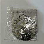 Fashion Jewelry Silver Aries Zodiac Hoops Photo 13