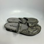 Alegria  snake skin print mary Jane mules gray cream‎ size 39 Photo 2