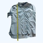 a.n.a  striped button down flare sleeve top Size Xl Photo 6