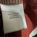 cj banks Plus Women 3/4 Sleeve Striped Lightweight Red and Black Blouse Sz 1X Photo 12