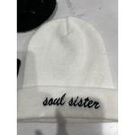 Beanies, Gloves Winter Bundle: Pink Beanie, Soul Sister White Beanie Photo 1