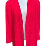 Carolina Herrera  Studio‎ for Saks Vintage Open Red Blazer Jacket Size 14 Photo 0