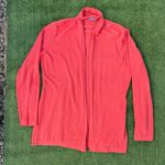 J. McLaughlin  Coral Open Front Cardigan, size Large Photo 0