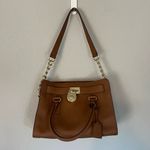 Michael Kors New! Michael  Hamilton East West Satchel Leather in Luggage Photo 3