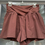 Aerie OFFLINE BY  Shorts Real Me Crossover Flowy Lined Brown Women Size Large Photo 0