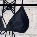 Xhilaration 🇺🇸  Black Strappy Tie Back Bikini Top Photo 2
