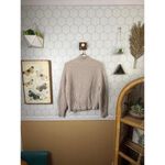 Evereve  Capri Oatmeal Raglan Sleeve Mockneck Pullover - Size - XS Photo 5