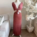 Cult Gaia  Bank Cut Out Knit Maxi Dress In Jaipur Photo 1