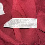 Endless Rose NEW Burgundy Satin Striped Wide Leg High Rise Pants SMALL Photo 5