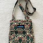 KAVU  Novelty Aztec Owl Print Green Yellow Slim Crossbody Adjustable Casual Bag Photo 0