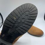 DV Dolce Vita Tan Sabrina Faux Suede Ankle Boots 8.5 Booties Fall Buckle Brown Photo 3