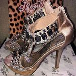 Naughty Monkey  Hot tequila nude stud heels size 8 Photo 0